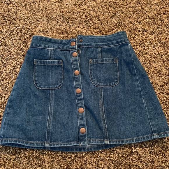 Brandy Melville  Jean skirt - Picture 1 of 2